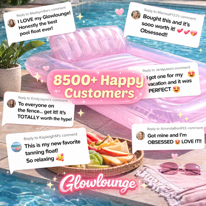 Glowlounge™ – Inflatable Tanning Pool Lounger